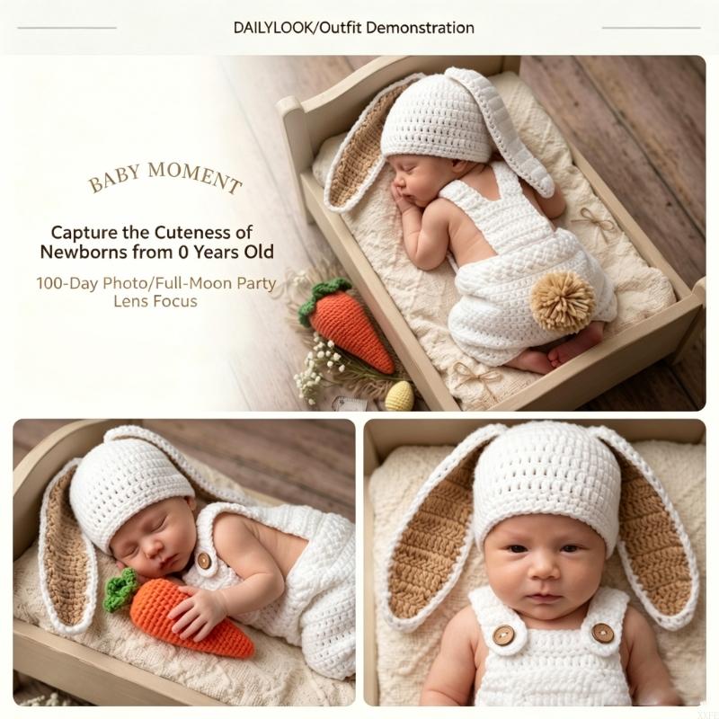 Baby Products Useful - Vestiti per Fotografia Neonati all'Uncinetto, Tema