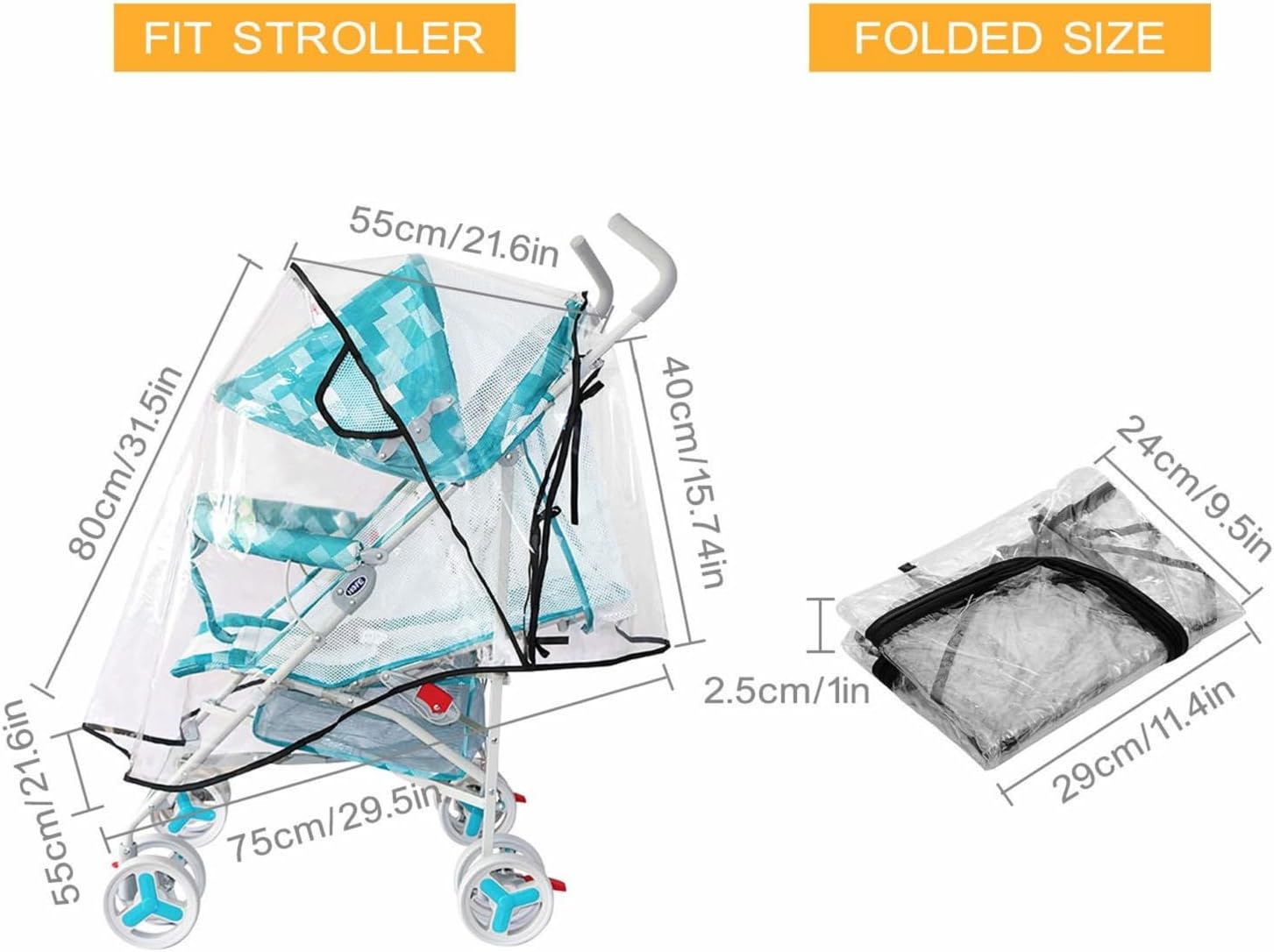 Copertura antipioggia per pass - Stroller Rain Cover recensione e prezzo