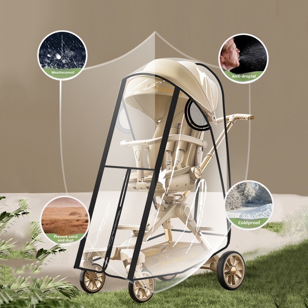 Passeggini trasparenti Copertu - Stroller Rain Cover recensione e prezzo