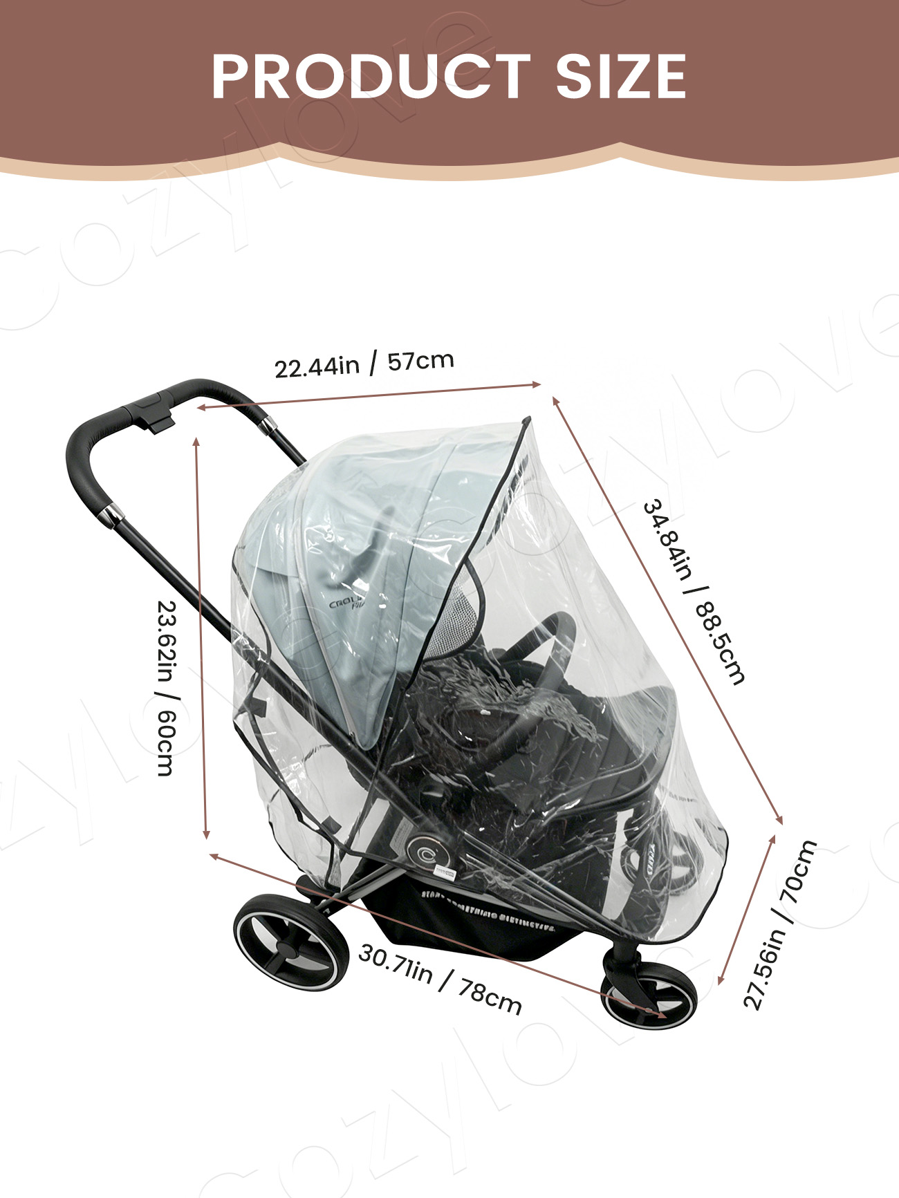 Copertura Antipioggia Universa - Stroller Rain Cover recensione e prezzo