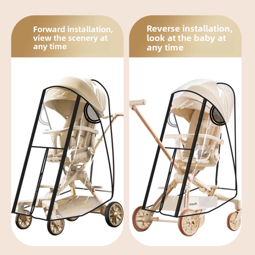 Passeggini trasparenti Copertu - Stroller Rain Cover recensione e prezzo